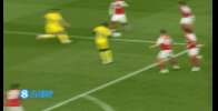 阿森纳15岁小将道曼造点，厄德高主罚打进