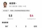 路易斯-迪亚斯本场数据：1射2传&4过人成功4关键传球，评分9.8
